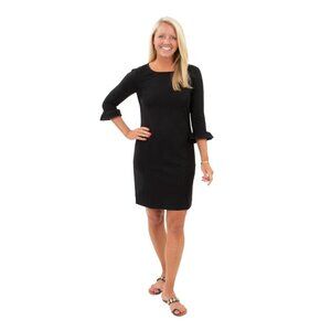 Sailor - Sailor Dockside Dress 3/4 - Solid Black UPF 50+
